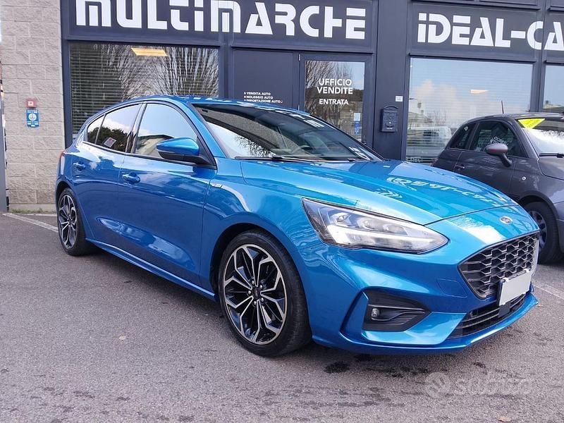 Usata Ford Focus ST-Line 150 CV (110 kW) 2020 Blu Berlina