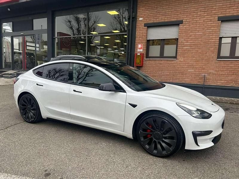 Usata Tesla Model 3 Performance 155 kW (211 CV) 2021 Bianco Berlina