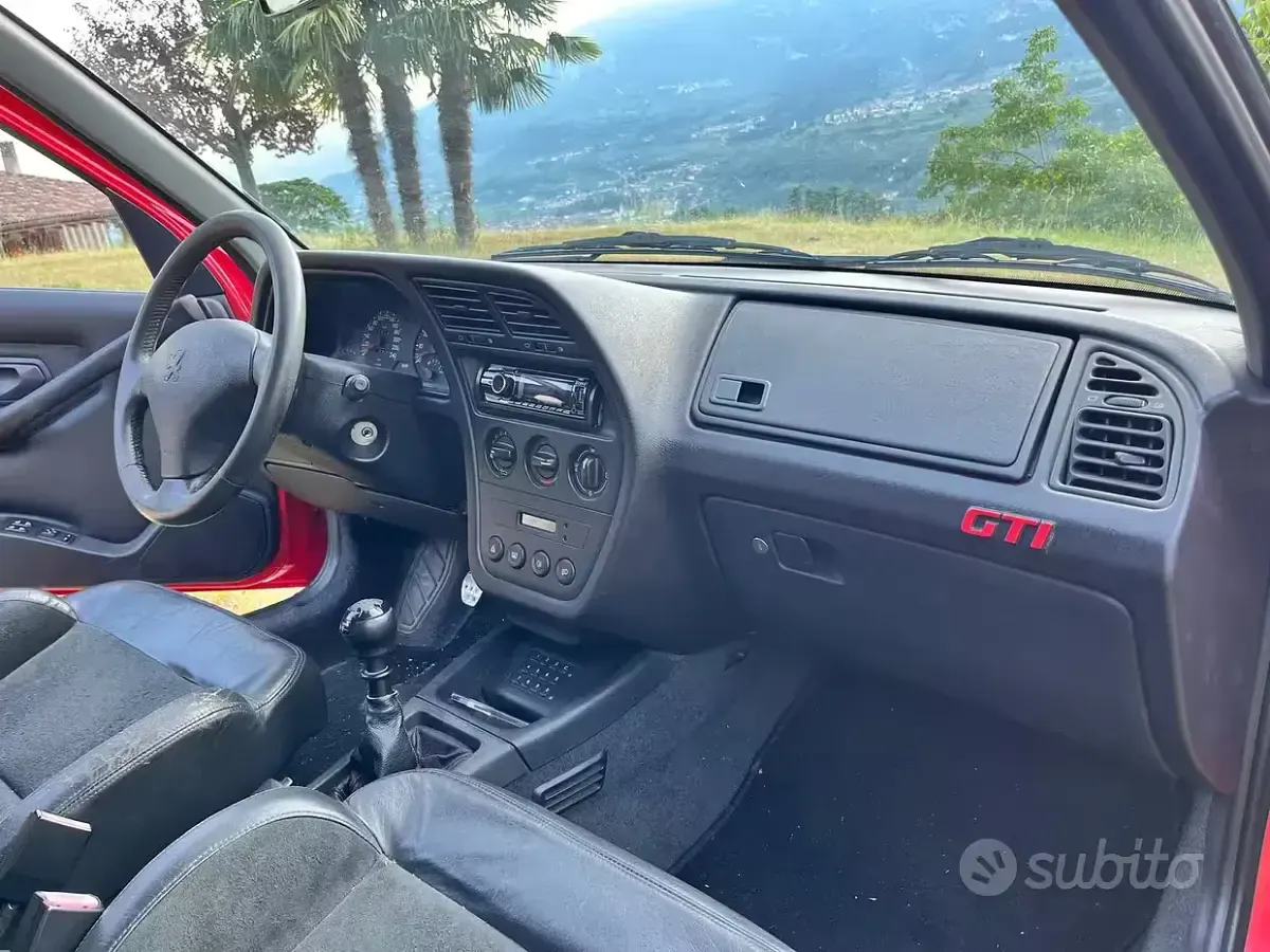 Usata Peugeot 306 GTi 163 CV (119 kW) 1997 Rosso Berlina