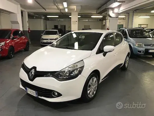 Usata Renault Clio IV 75 CV (55 kW) 2014 Bianco Berlina