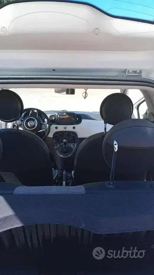 Usata Fiat 500 69 CV (50 kW) 2016 Bianco Berlina
