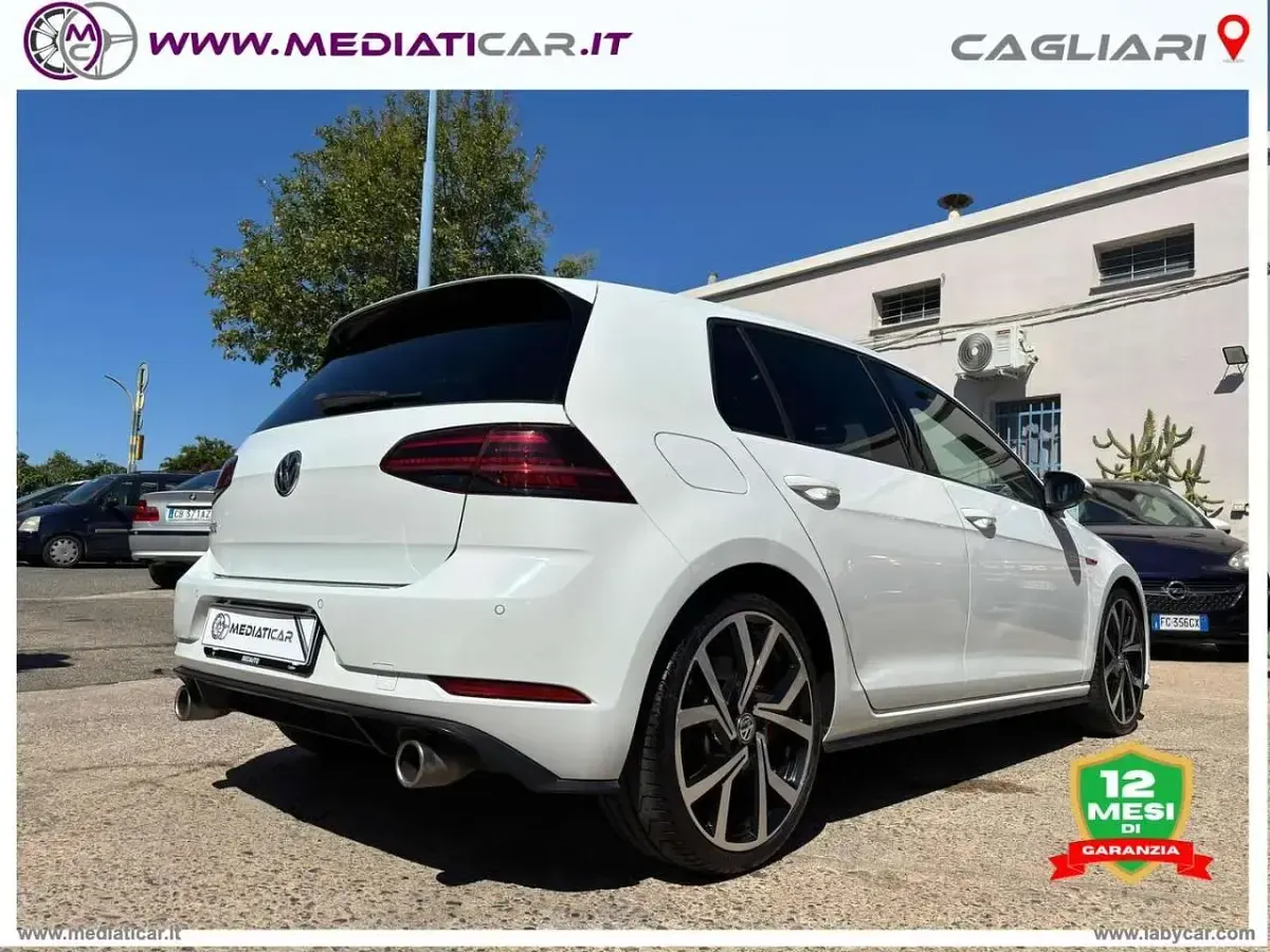 Usata VW Golf VII GTI 245 CV (180 kW) 2018 Bianco Berlina