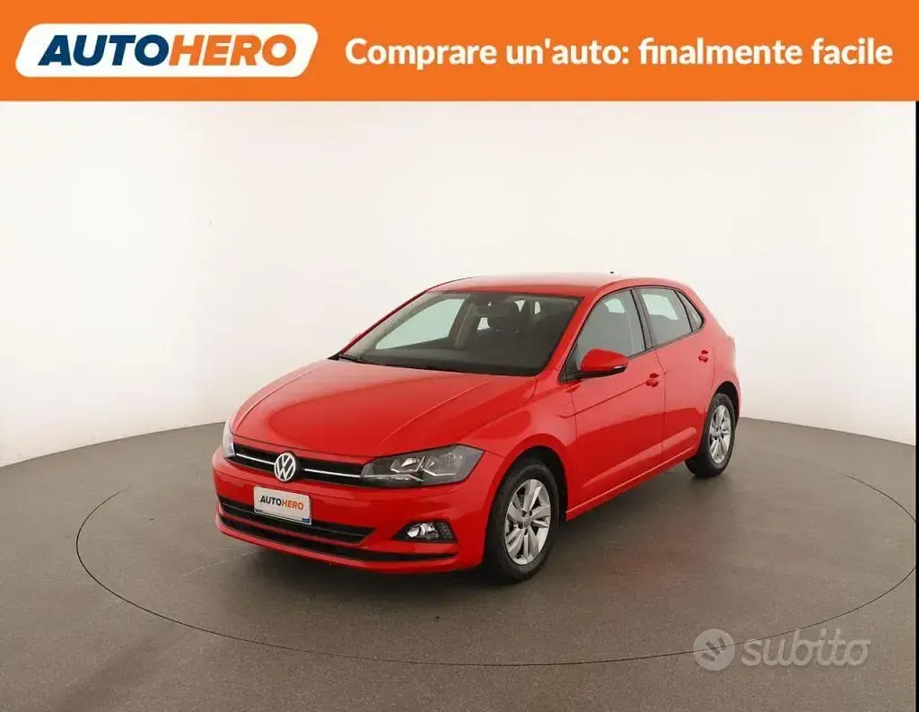 Usata VW Polo 80 CV (58 kW) 2020 Rosso Utilitaria