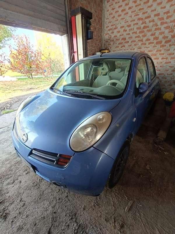 Usata Nissan Micra Acenta 80 CV (58 kW) 2003 Blu/azzurro Berlina