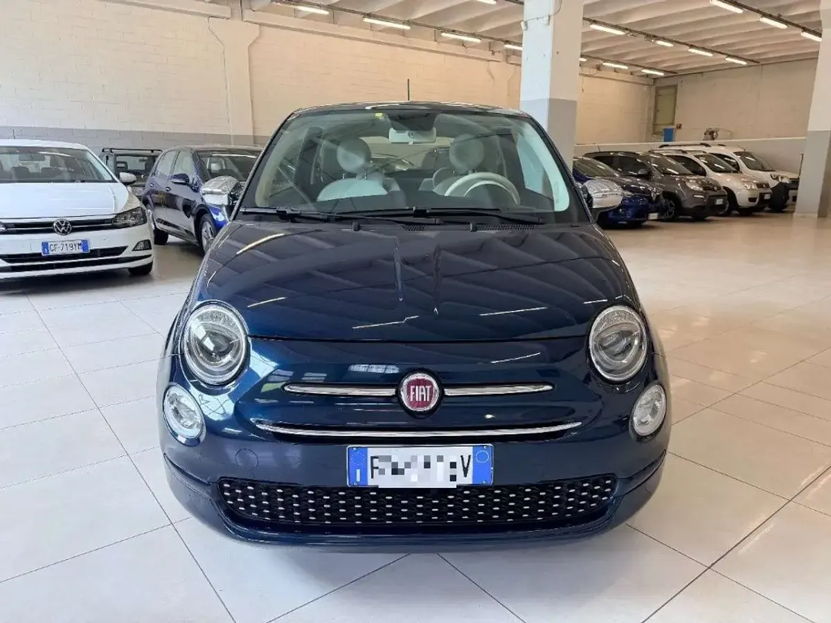 Usata Fiat 500 Lounge 69 CV (50 kW) 2019 Blu Utilitaria