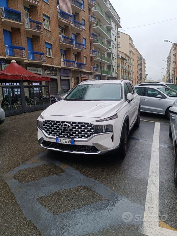 Usata Hyundai Santa Fe 202 CV (148 kW) 2022 Bianco SUV