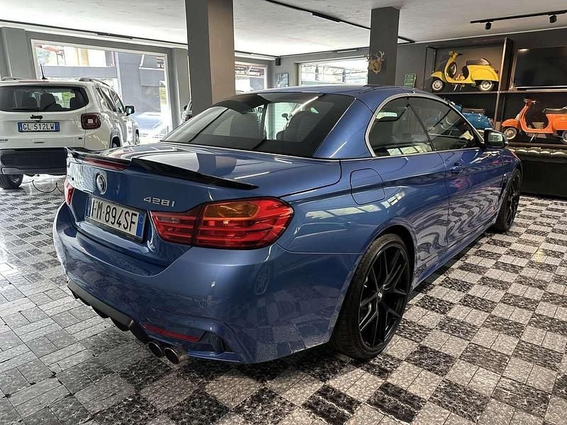Usata BMW 428 M Sport 245 CV (180 kW) 2014 Blu/azzurro Cabrio