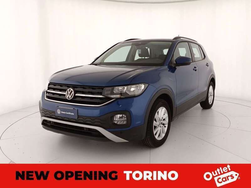 0a reef blue metallizzato Usata 2022 VW T-Cross Style SUV | 17.900 € (Buon prezzo) - Immagine 1/4