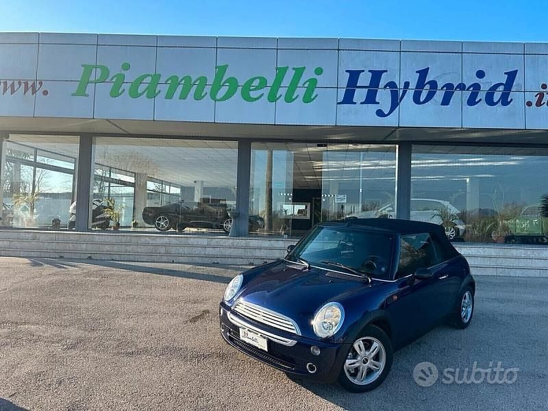 Usata Mini One Cabriolet 90 CV (66 kW) 2005 Blu Cabrio