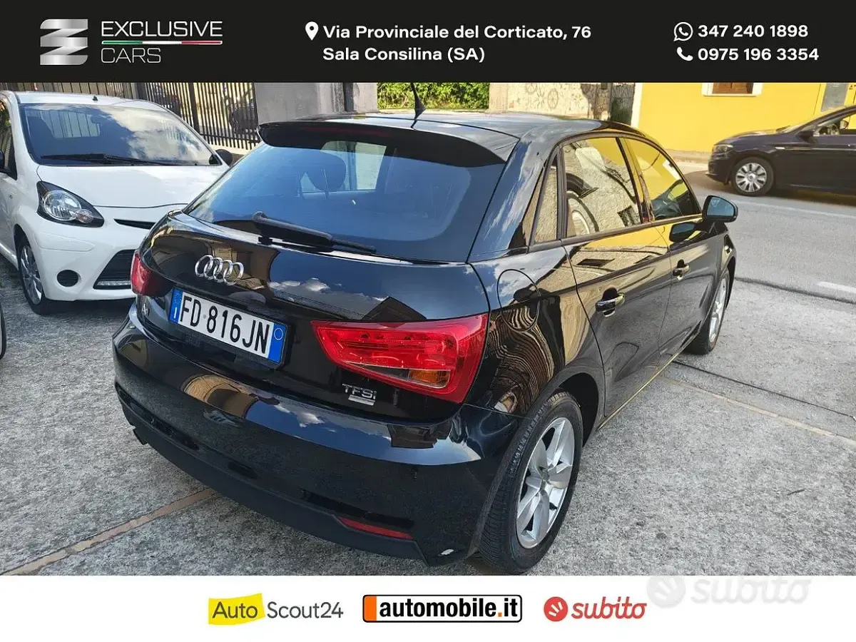 Usata Audi A1 Exclusive 95 CV (69 kW) 2016 Nero Utilitaria