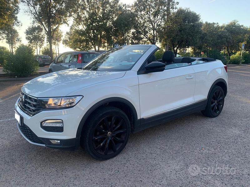 Bianco Usata 2021 VW T-Roc Cabriolet Style Cabrio | 21.500 € (Ottimo prezzo) - Immagine 1/4