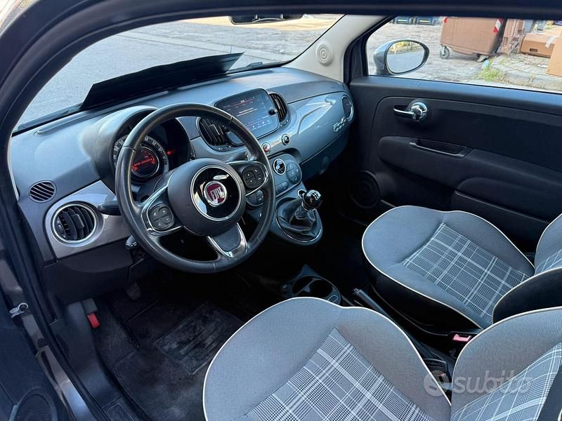 Usata Fiat 500C Lounge 69 CV (50 kW) 2017 Grigio Cabrio