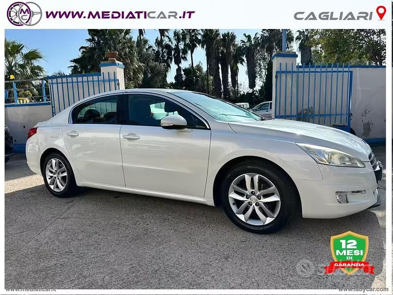 Usata Peugeot 508 Active 112 CV (82 kW) 2012 Bianco Berlina