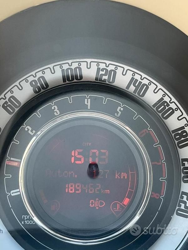 Usata Fiat 500 2009 Marrone Utilitaria