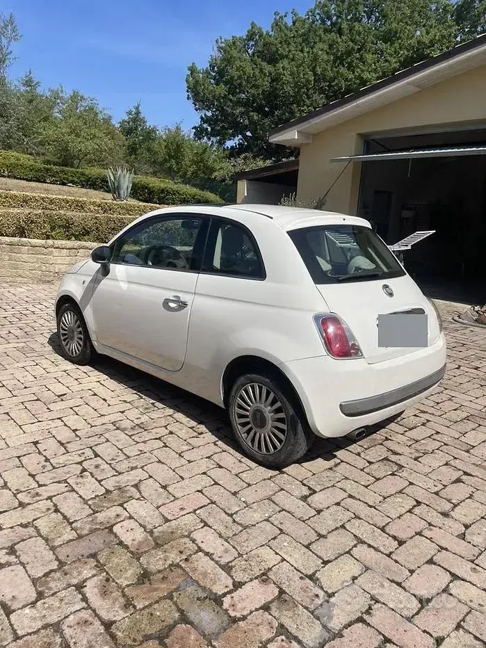 Usata Fiat 500 75 CV (55 kW) 2007 Bianco Berlina