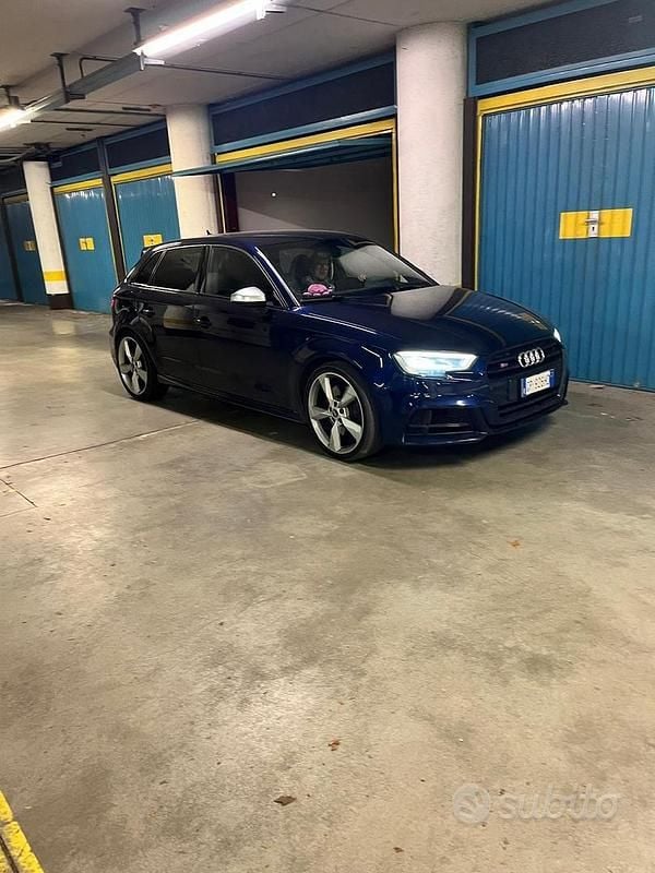 Usata Audi S3 190 CV (139 kW) 2018 Blu Berlina
