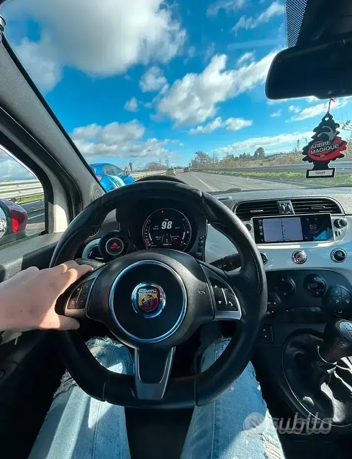Usata Abarth 595 135 CV (99 kW) 2013 Bianco