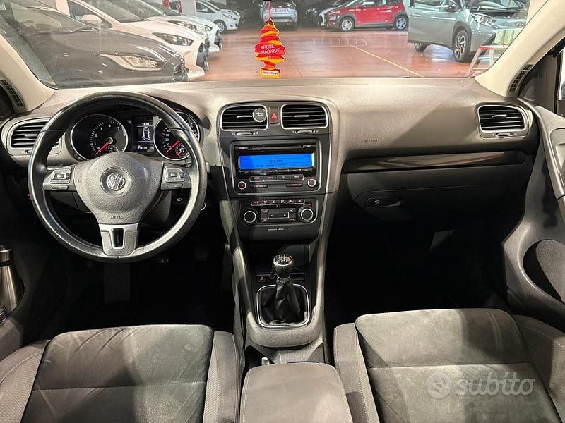 Usata VW Golf VI Highline 122 CV (89 kW) 2010 Blu Utilitaria