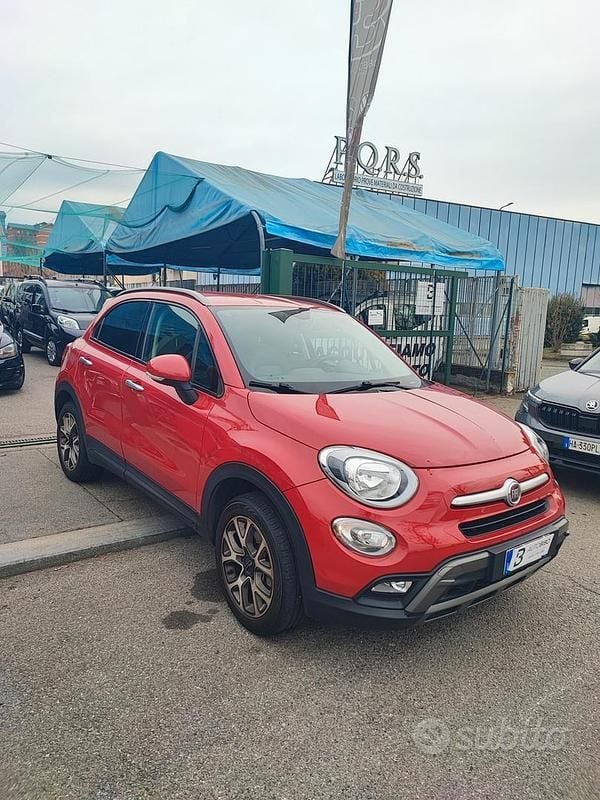 Usata Fiat 500X Cross 140 CV (102 kW) 2018 Rosso SUV