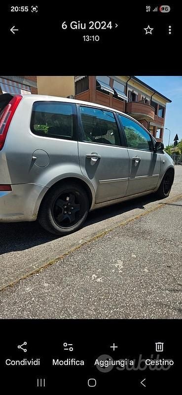 Usata Ford C-MAX 109 CV (80 kW) 2010 Grigio Monovolume