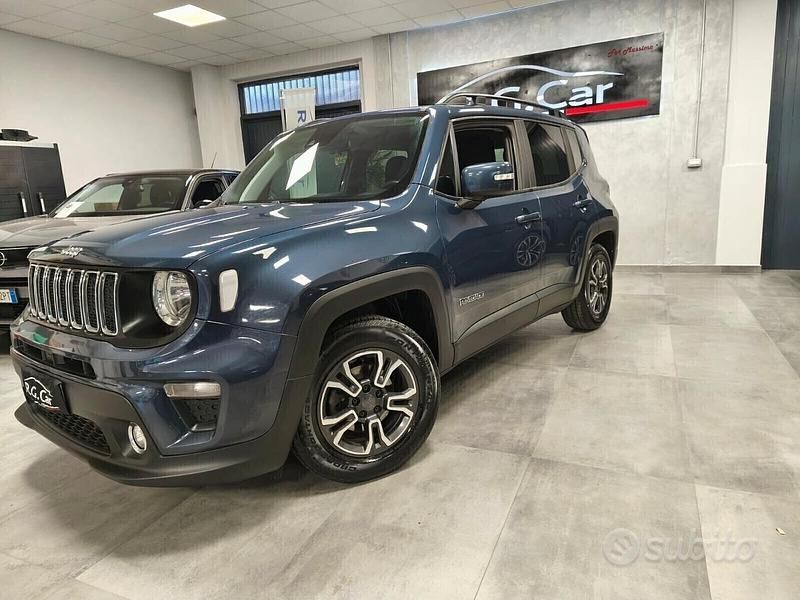Usata Jeep Renegade Longitude 120 CV (88 kW) 2019 Blu/azzurro SUV