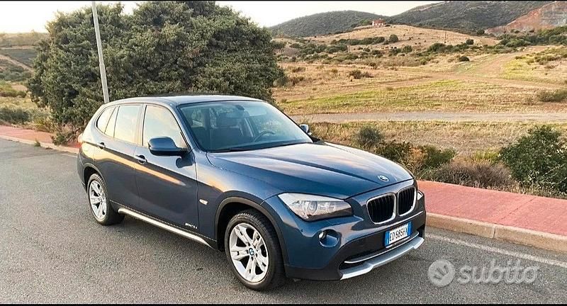 Usata BMW X1 143 CV (105 kW) 2010 Blu SUV