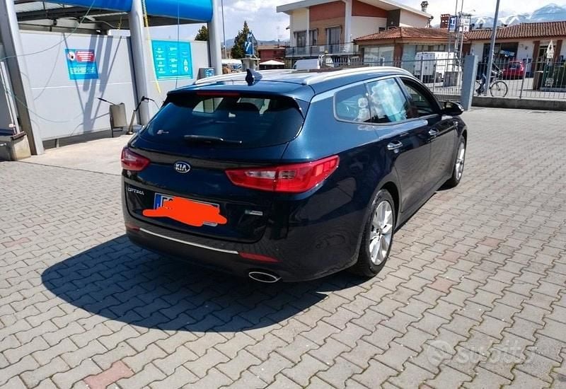 Usata Kia Optima 141 CV (103 kW) 2017 Blu/azzurro Station wagon