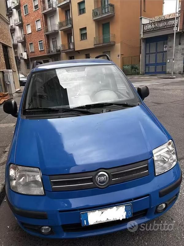 Usata Fiat Panda 2005 Blu Utilitaria