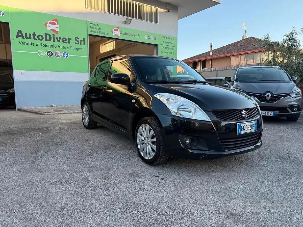 Usata Suzuki Swift GL 94 CV (69 kW) 2011 Nero Utilitaria