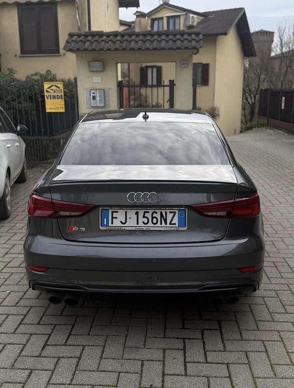 Usata Audi S3 Ambiente 310 CV (228 kW) 2018 Grigio Berlina