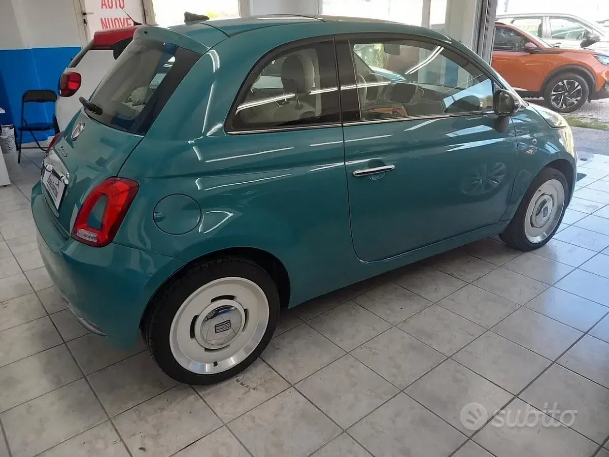 Usata Fiat 500 69 CV (50 kW) 2017 Blu Utilitaria