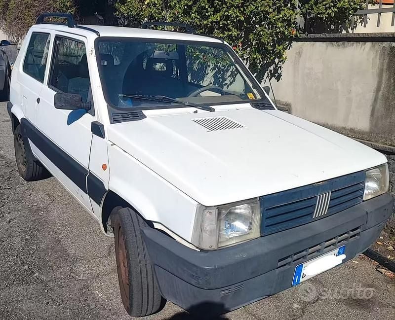 Usata Fiat Panda 2001 Bianco Utilitaria