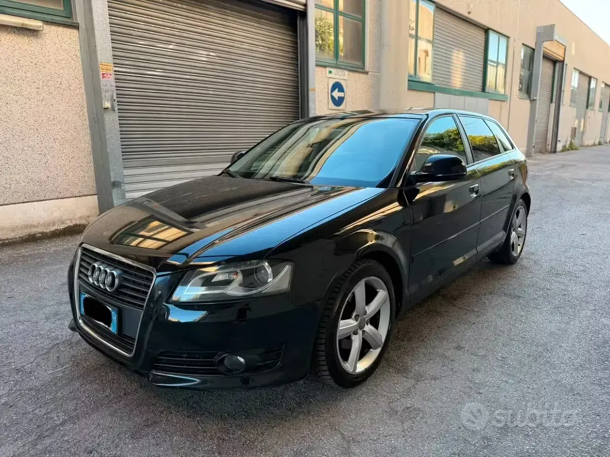 Usata Audi A3 105 CV (77 kW) 2009 Nero Utilitaria