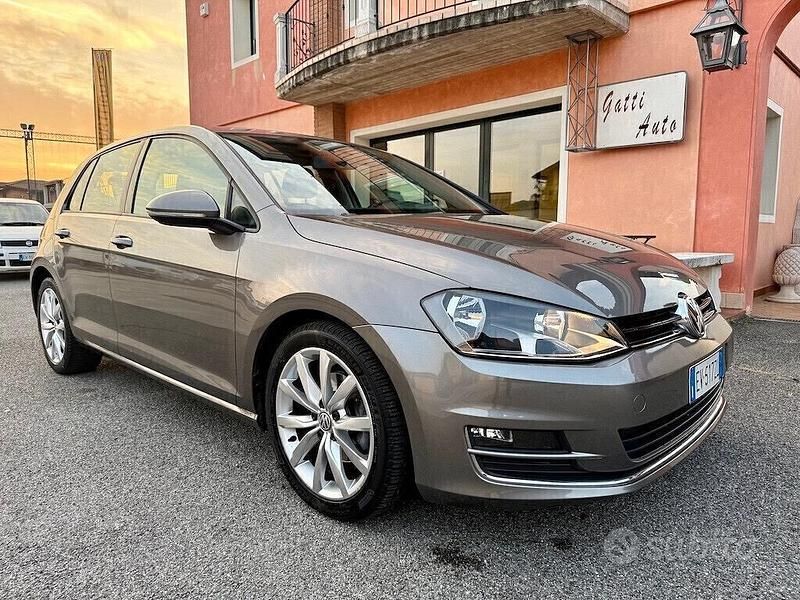 Usata VW Golf VII Highline 110 CV (80 kW) 2014 Grigio Berlina
