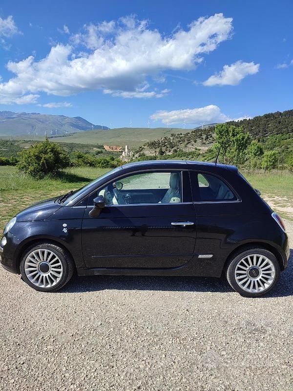 Usata Fiat 500 Lounge 95 CV (69 kW) 2015 Nero Utilitaria