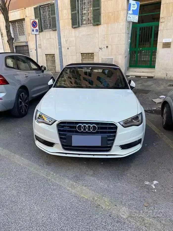 Usata Audi A3 Cabriolet 180 CV (132 kW) 2014 Bianco Cabrio