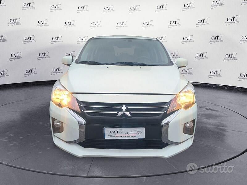 Usata Mitsubishi Space Star Intense 71 CV (52 kW) 2021 Bianco Berlina