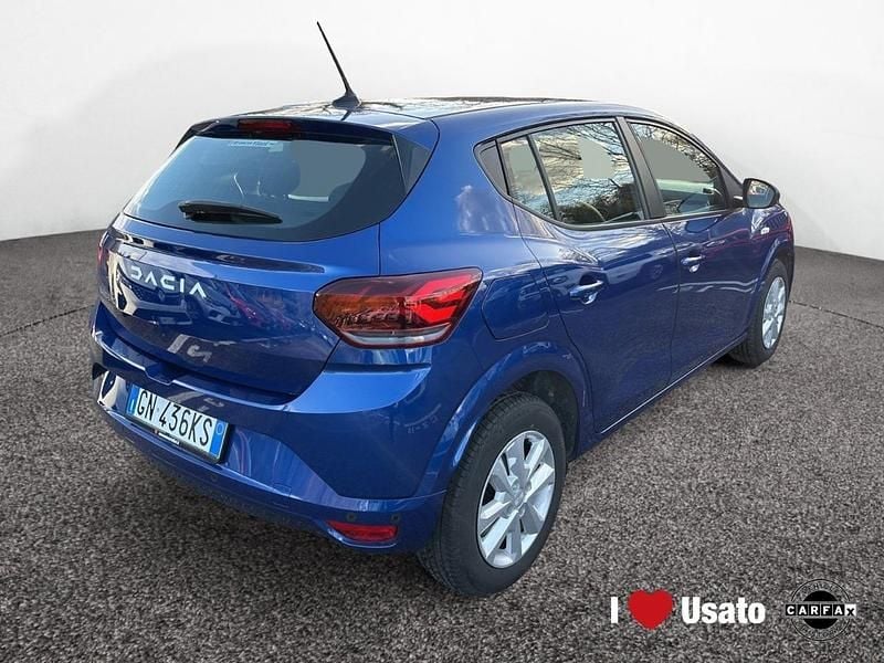 Usata Dacia Sandero Expression 91 CV (66 kW) 2023 Blu Utilitaria
