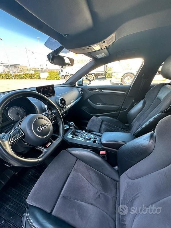 Usata Audi S3 Comfort 300 CV (220 kW) 2016 Nero Berlina
