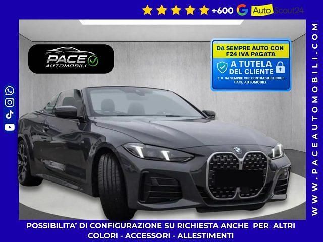 Usata BMW 420 M Sport 184 CV (135 kW) 2024 Grigio metallizzato Cabrio