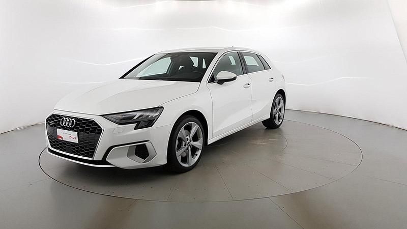 Usata Audi A3 Advanced 200 CV (147 kW) 2021 Bianco Berlina