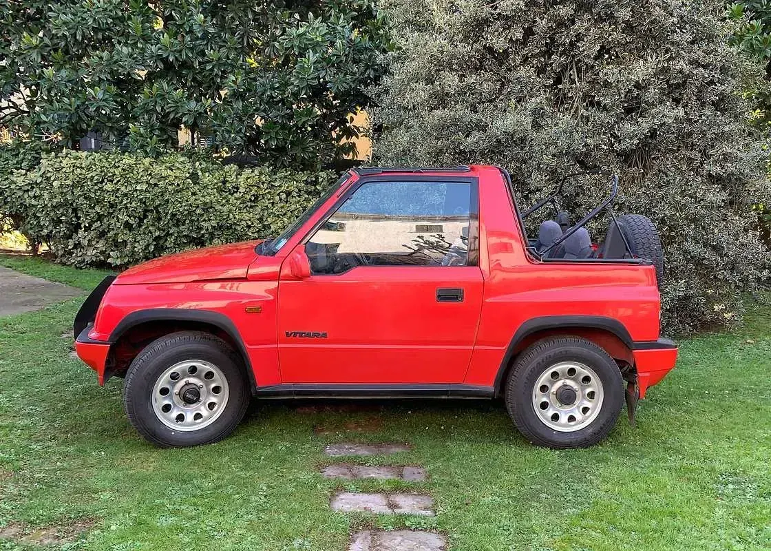 Usata Suzuki Vitara 80 CV (58 kW) 1993 Rosso Cabrio