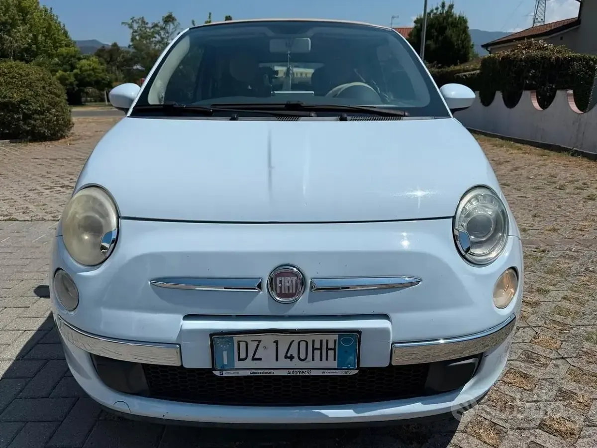 Occasion Fiat 500C Lounge 100 ch (73 kW) 2009 Bleue Cabriolet