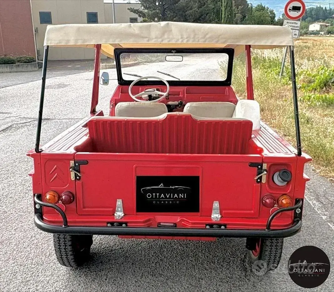 Usata Citroën Méhari 28 CV (20 kW) 1970 Rosso Cabrio