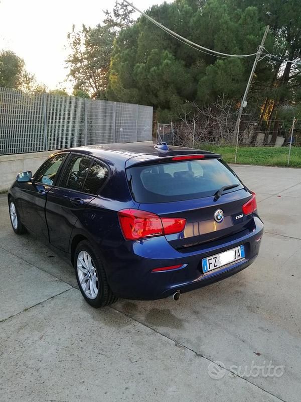 Usata BMW 116 116 CV (85 kW) 2019 Blu Utilitaria