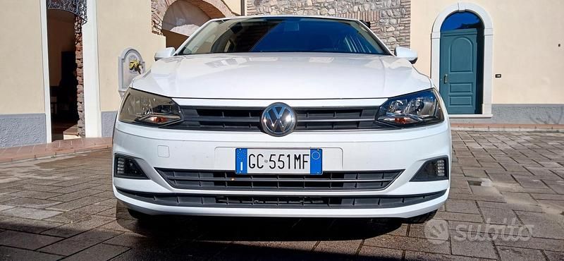 Usata VW Polo Trendline 75 CV (55 kW) 2018 Bianco Utilitaria
