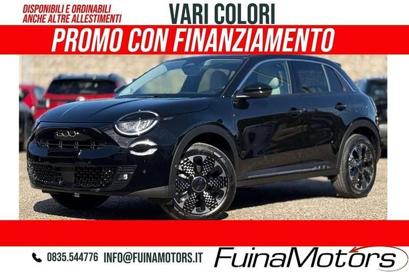 Nuova Fiat 600 La Prima 110 CV (80 kW) 2026 Nero SUV