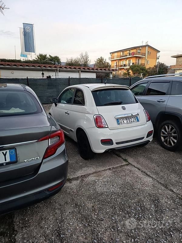 Usata Fiat 500 2009 Bianco Cabrio