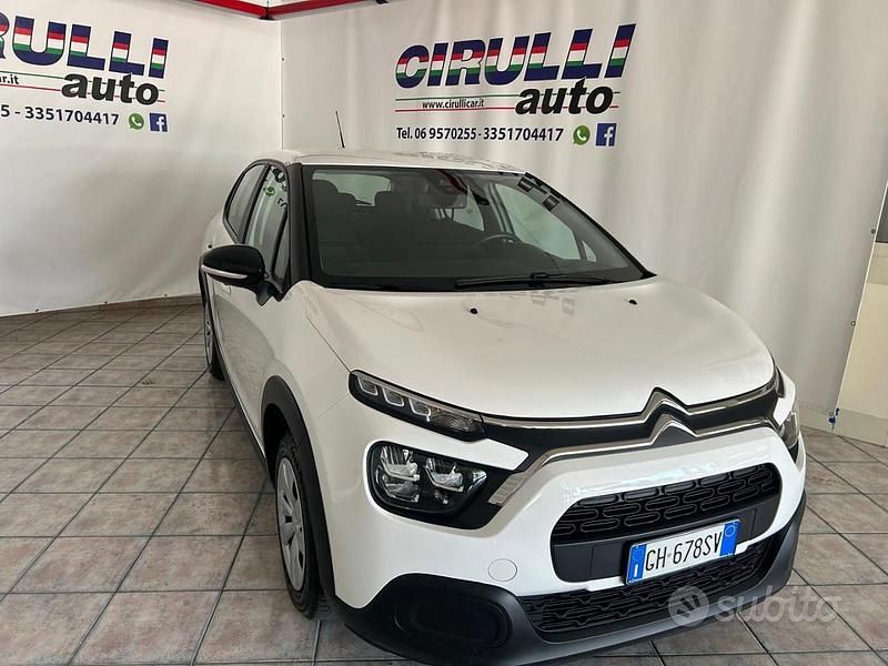 Usata Citroën C3 Feel 102 CV (75 kW) 2022 Bianco pastello Utilitaria