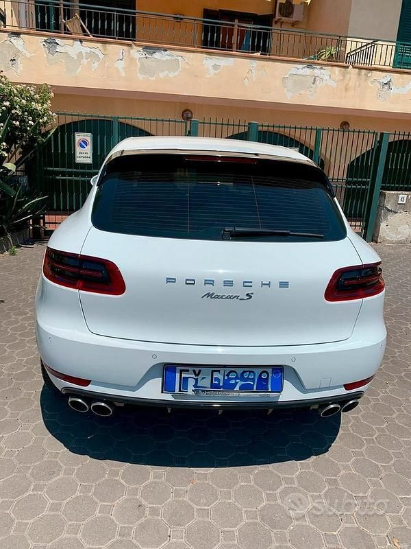 Usata Porsche Macan 250 CV (183 kW) 2015 Bianco SUV